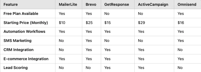 Best Email Marketing Tools for Small Businesses in 2025